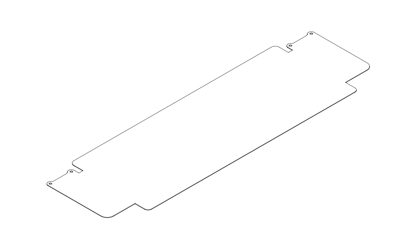 Rack sheet metal folding
