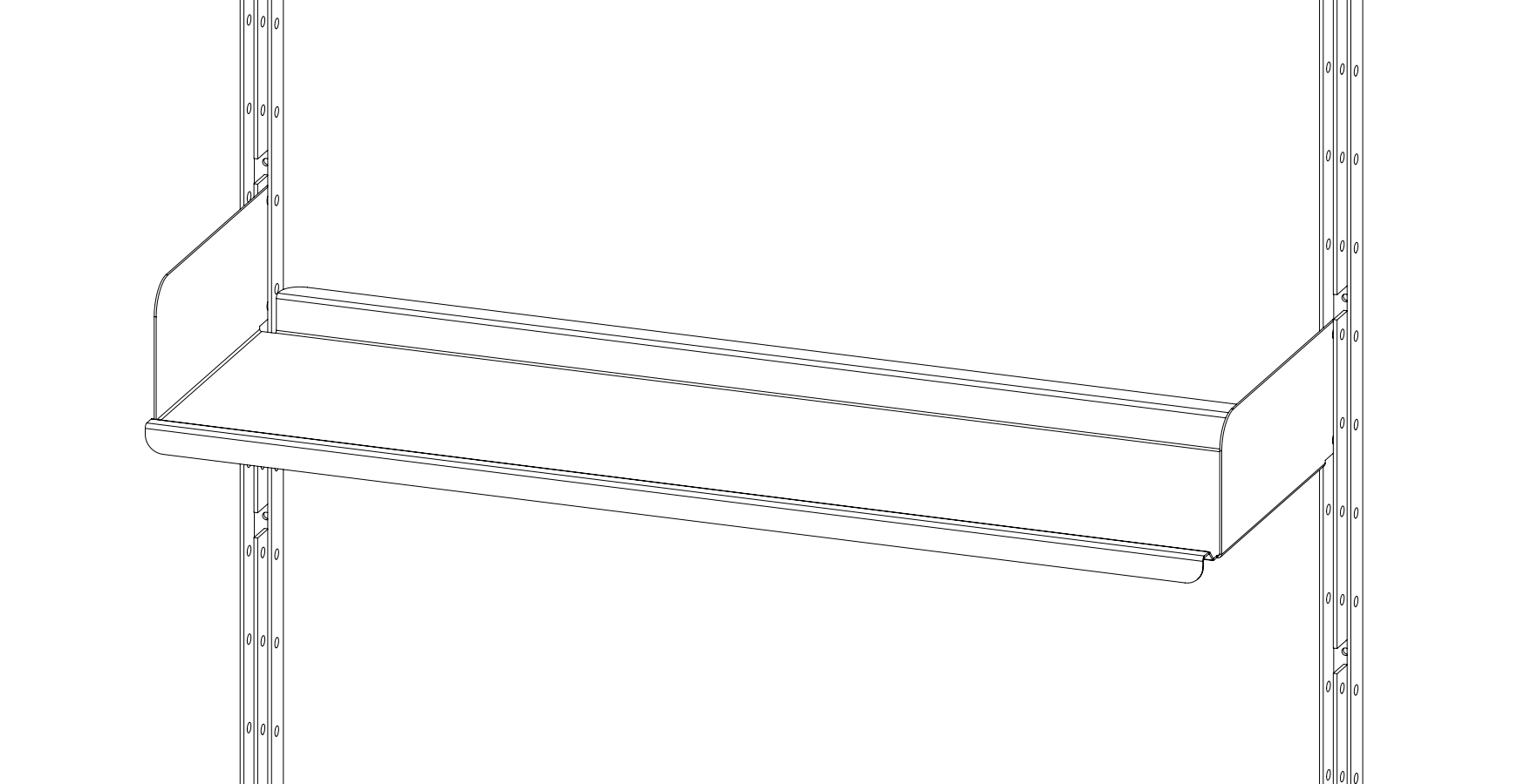 The 606 Inspired monolith steel racks